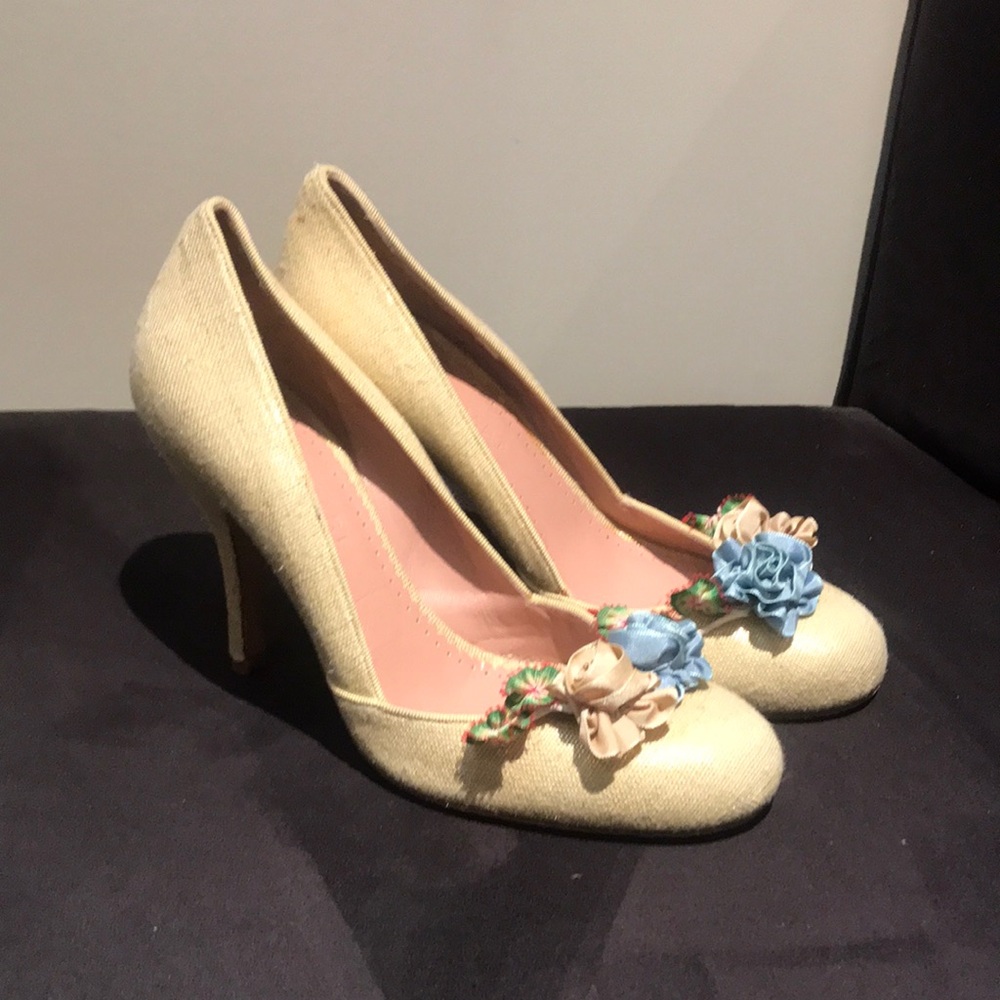 Jill Stuart Floral Heels